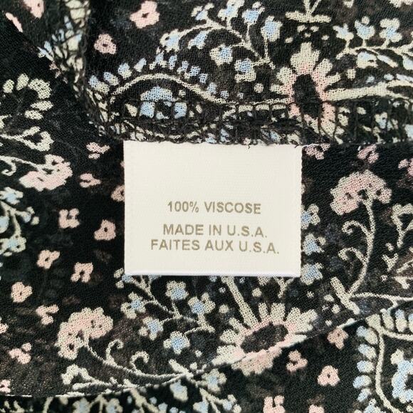 MISA Los Angeles Suki Cold-Shoulder Floral Flowy Mini Dress XS - Picture 10 of 14